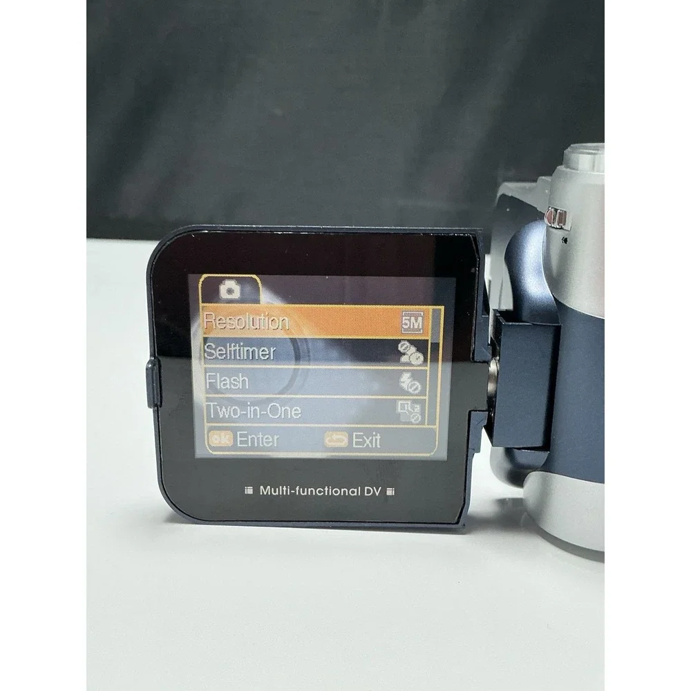 Aiptek DZO-V50 Blue Camera Video Recorder 4X Smartzoom Tested